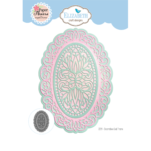 Elizabeth Craft Decorative Oval Frame Die