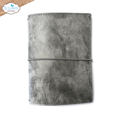 Elizabeth Craft Stonewashed Grey Passport Art Journal