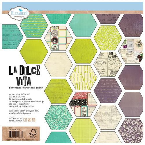 Elizabeth Craft La Dolce Vita Paper Pack