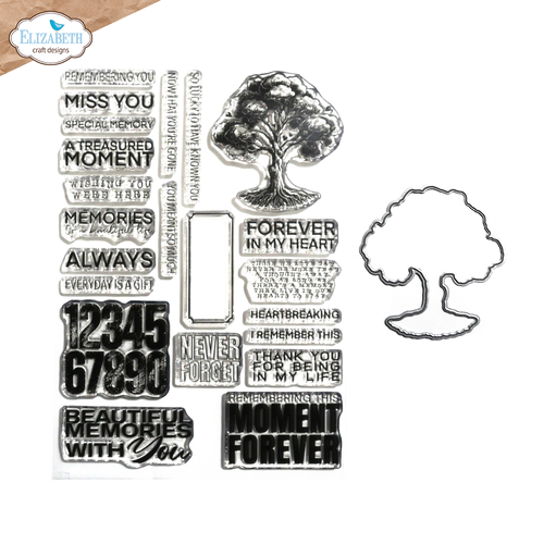 Elizabeth Craft Tree of Life Stamp and Die Set