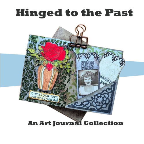 Elizabeth Craft Hinged to the Past Stamp, Die & Stencil Bundle