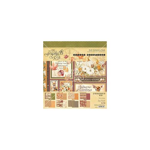 Graphic 45 Autumn Greetings : 8x8" Collection Pack