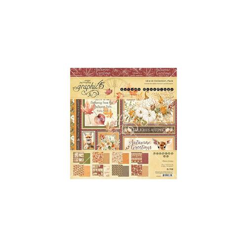 Graphic 45 Autumn Greetings : 12x12" Collection Pack