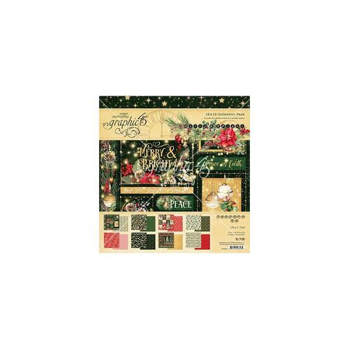 Graphic 45 Merry & Bright : 12x12" Collection Pack