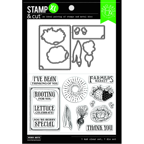 Hero Arts Produce Labels Stamp & Cut XL