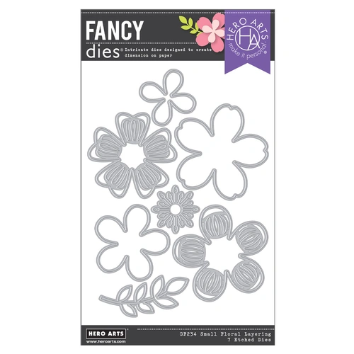 Hero Arts Small Flower Layering Fancy Dies from the Friendship Blooms Collection