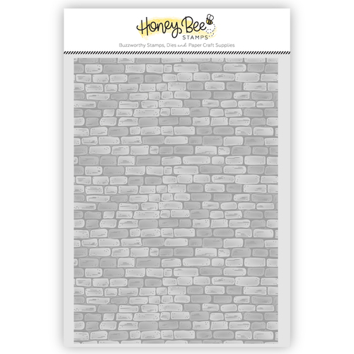 Honey Bee Rustic Brick Wall - 3D Embossing Folder