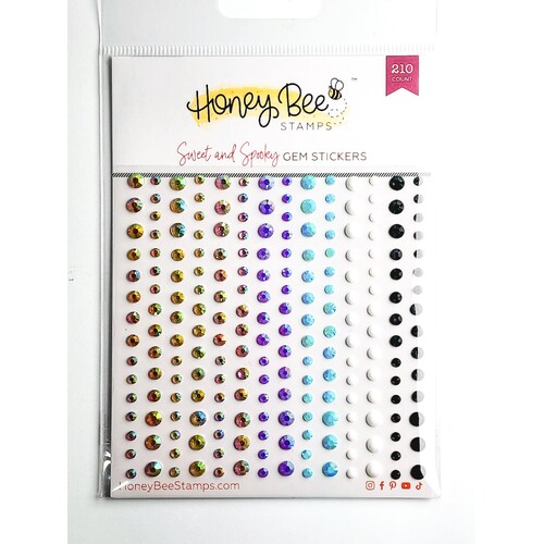 Honey Bee Sweet & Spooky Gems Stickers - 210 Count