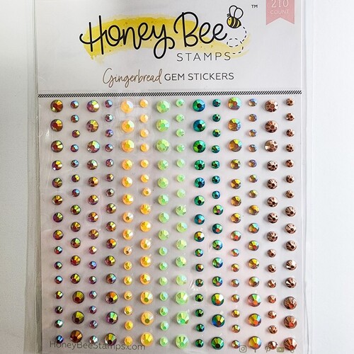 Honey Bee Gingerbread Gems Stickers - 210 Count