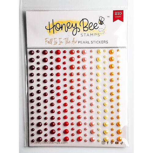 Honey Bee Fall Is In The Air Pearls Stickers - 210 Count