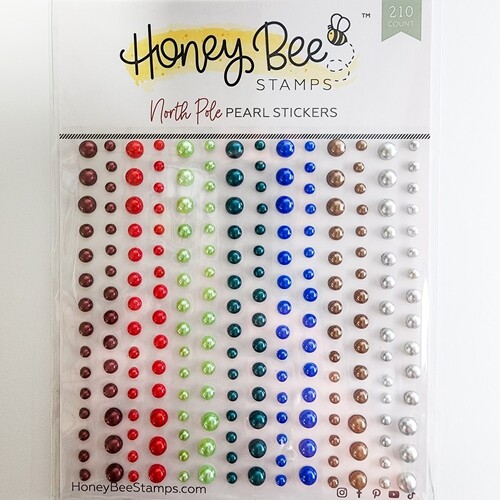 Honey Bee North Pole Pearls Stickers - 210 Count