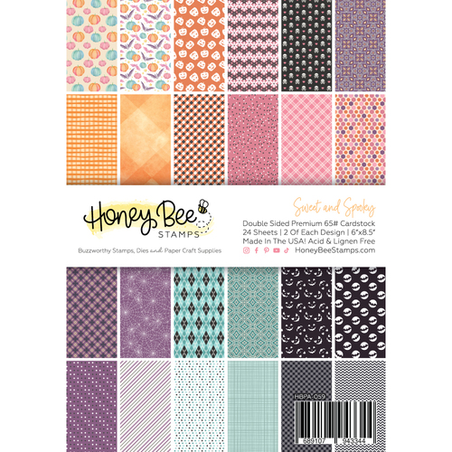 Honey Bee Sweet & Spooky Paper Pad 6x8.5 - 24 Double Sided Sheets 