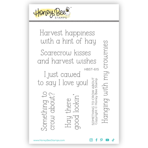 Honey Bee Something To Crow About 3x4 Stamp Set