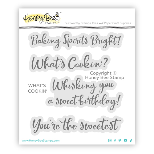 Honey Bee What's Cookin 3x3 Stamp Set