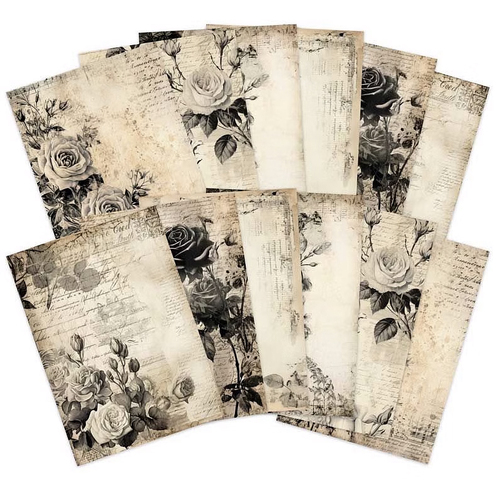 Hunkydory Adorable Scorable Designer Card Packs : Gothic Rose