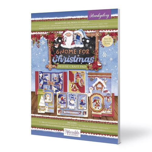 Hunkydory Deluxe Craft Pad - Gnome for Christmas