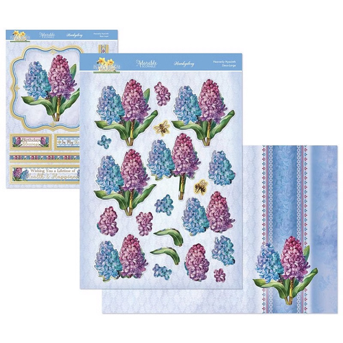 Hunkydory In Full Bloom Floral Delights Deco-Large Set : Heavenly Hyacinth