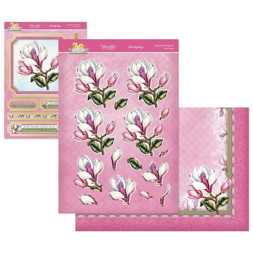 Hunkydory In Full Bloom Floral Delights Deco-Large Set : Magnificient Magenta