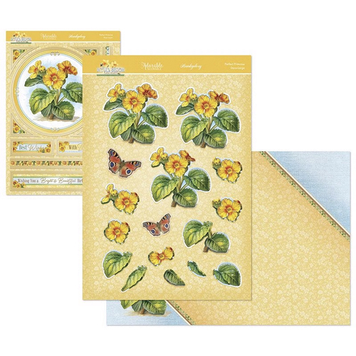 Hunkydory In Full Bloom Floral Delights Deco-Large Set : Perfect Primrose