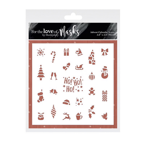 Hunkydory For the Love of Masks - Advent Calendar Numbers