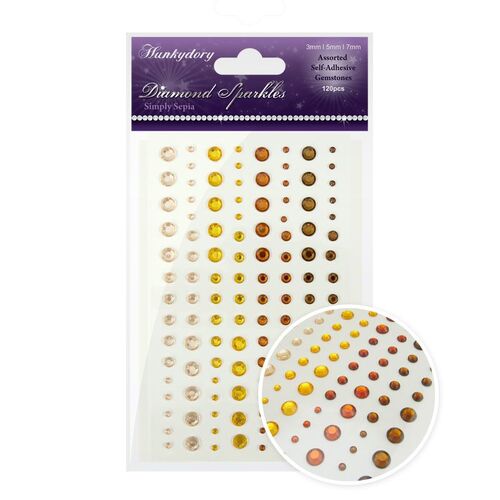 Hunkydory Simply Sepia Diamond Sparkles Gemstones