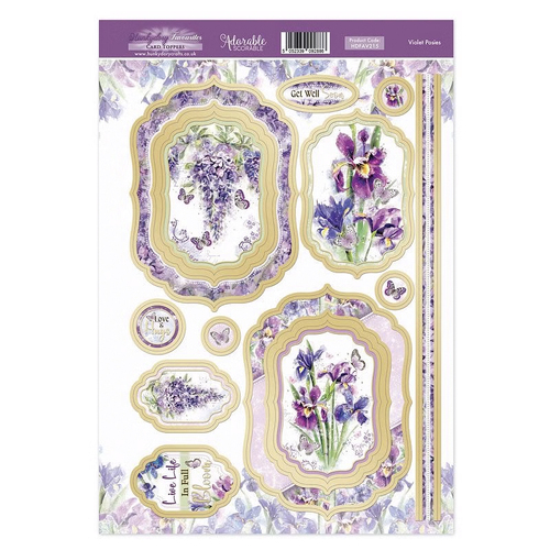 Hunkydory Topper Favourites - Violet Posies
