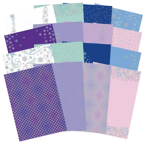 Hunkydory Enchanted Winter Adorable Scorable Foiled Cardstock