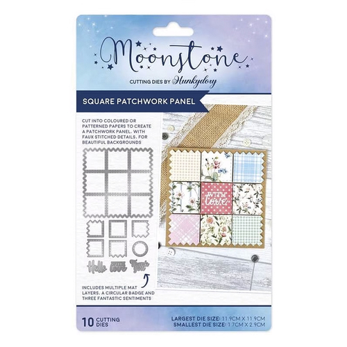 Hunkydory Moonstone Dies - Square Patchwork Panel