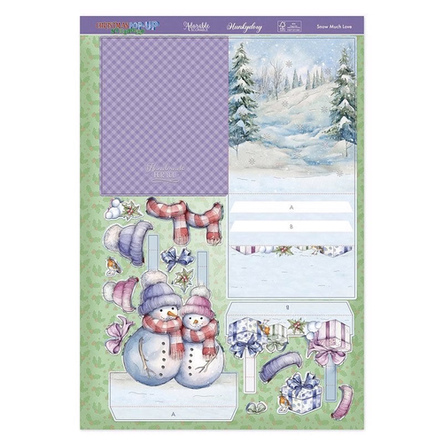 Hunkydory Pop-Up Stepper Card : Snow Much Love