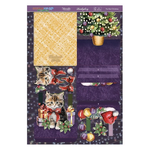 Hunkydory Pop-Up Stepper Card : Purr-fect Christmas