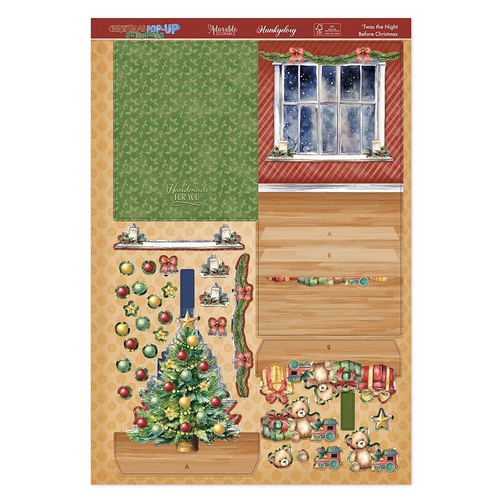 Hunkydory Pop-Up Stepper Card : 'Twas the Night Before Christmas