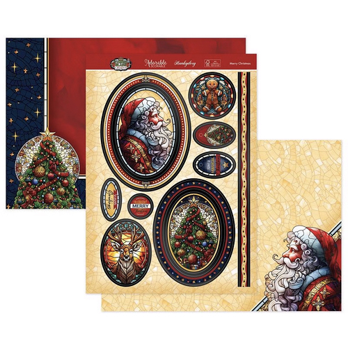 Hunkydory Stained Glass Christmas : Merry Christmas Luxury Topper Set