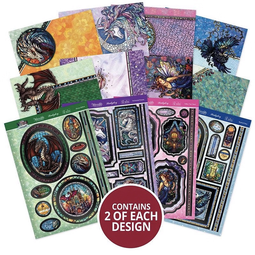 Hunkydory Stained Glass Mystical Worlds Luxury Topper Collection