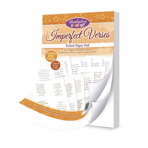 Hunkydory Imperfect Verses Paper Pad