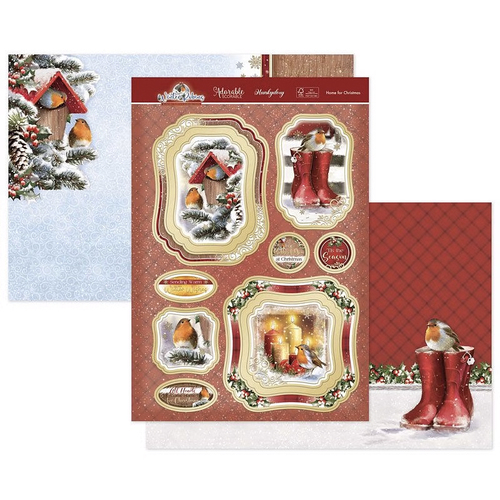 Hunkydory Winter Robins : Home for Christmas Luxury Topper Set