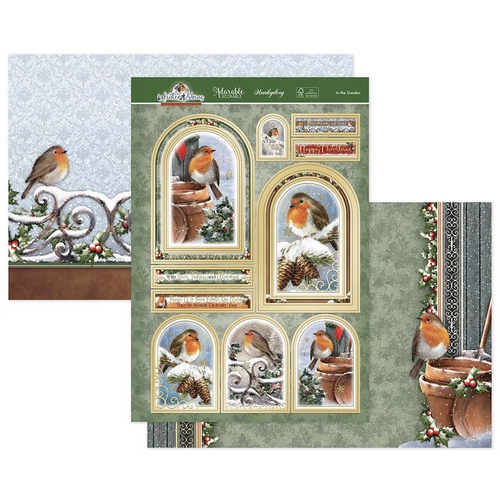 Hunkydory Winter Robins : In the Garden Luxury Topper Set