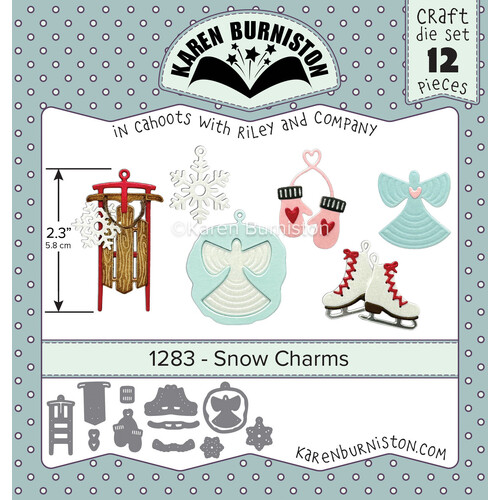 Karen Burniston Snow Charms Die