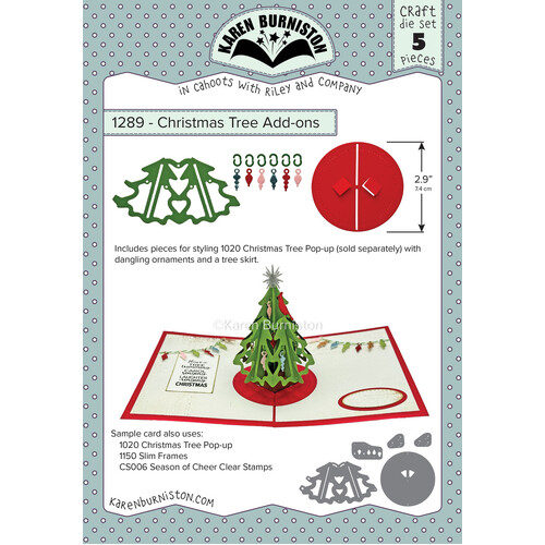 Karen Burniston Christmas Tree Add-ons Die