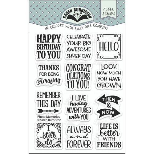 Karen Burniston Photo Memories Clear Stamp Set