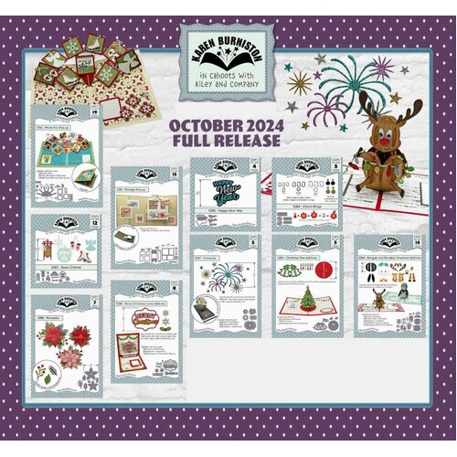 Karen Burniston October 2024 Die Release Bundle