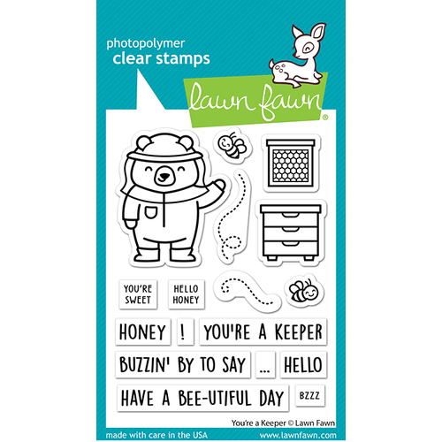 Lawn Fawn You're A Keeper Stamp