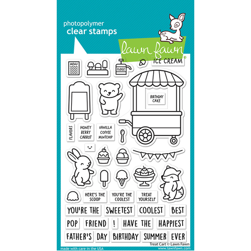 Lawn Fawn Treat Cart Stamp