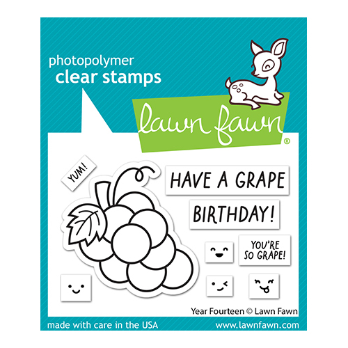 Lawn Fawn Year Fourteen Stamp