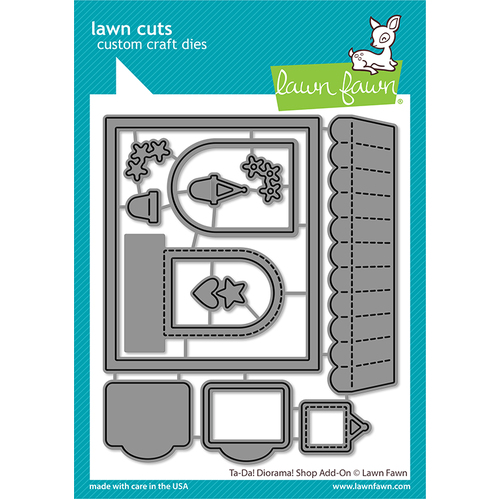 Lawn Fawn Ta-Da! Diorama! Shop Add-On Die