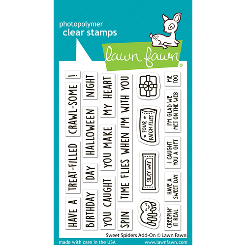 Lawn Fawn Sweet Spiders Add-On Stamp Set