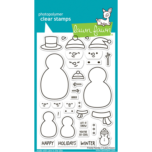 Lawn Fawn Frosty Family Stamp Set