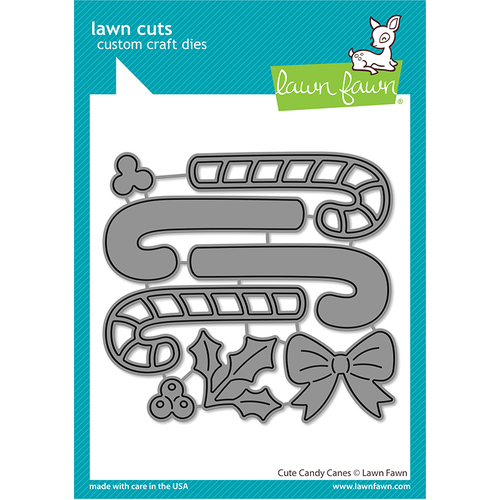 Lawn Fawn Cute Candy Canes Dies