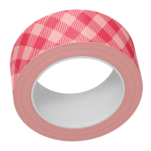 Lawn Fawn Pink Gingham Washi Tape