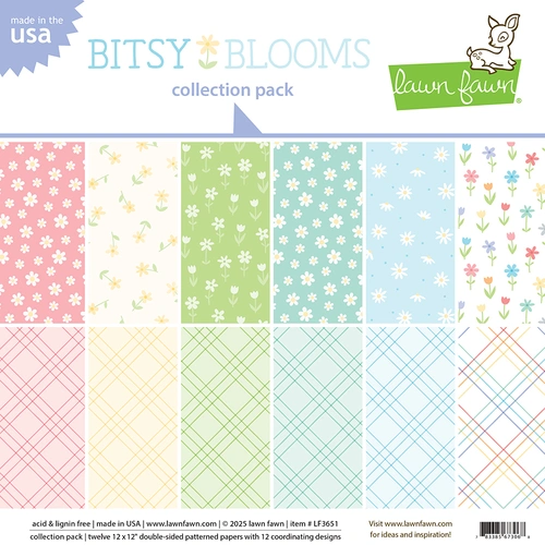 Lawn Fawn Bitsy Blooms Collection Pack