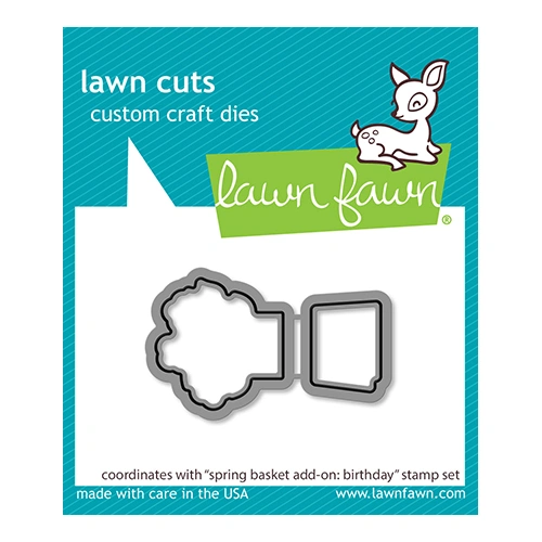 Lawn Fawn Spring Basket Add-On- Birthday Lawn Cuts Die